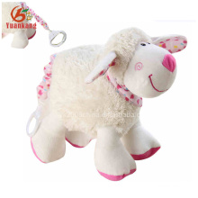 12cm Wholesale Lovely Mini Plush Sheep Doll for Girl